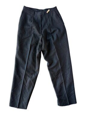 Vintage 90s Norton McNaughton 100% Wool Pleated Pants - 12